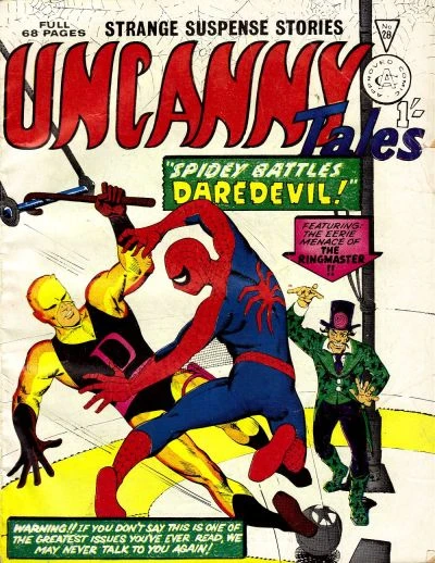 Cover of Spidey Battles Daredevil!