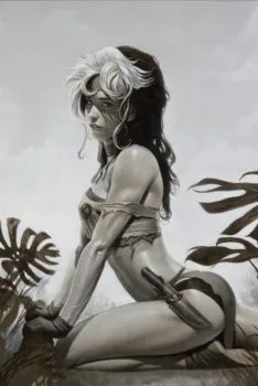 Cover of Adi Granov NYCC Exclusive B&W Virgin Variant (Ltd. 700)