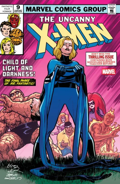 Cover of David López Fantastic Four Homage Variant