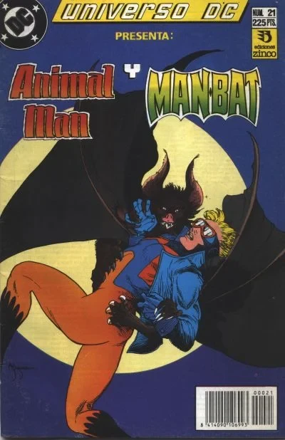 Cover of Animal Man y Man-Bat