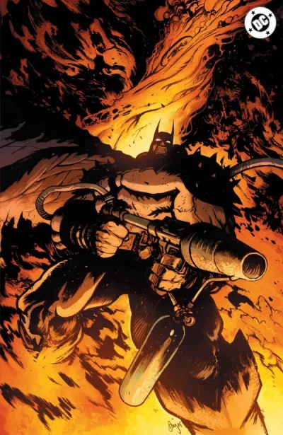 Cover of 2nd Printing Daniel Warren Johnson Flamethrower Foil Virgin Variant