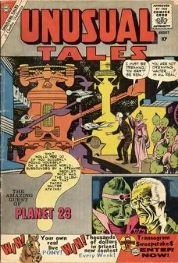 Cover of The Old Space Ship!; The Enchanted Hat; Menace From Beyond; The Amazing Guest of Planet 23