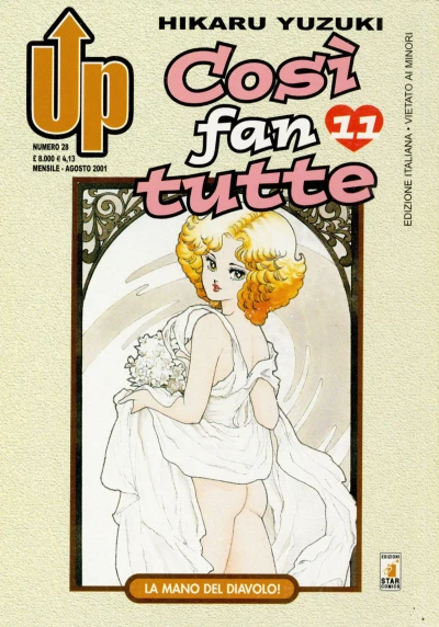 Cover of Così fan tutte 11: La mano del diavolo!