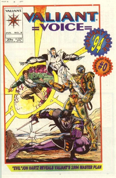 Cover of Valiant's 1994 Master Plan