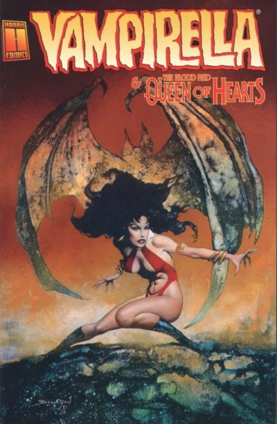 Cover of Vampirella and The Blood Red Queen Of Hearts