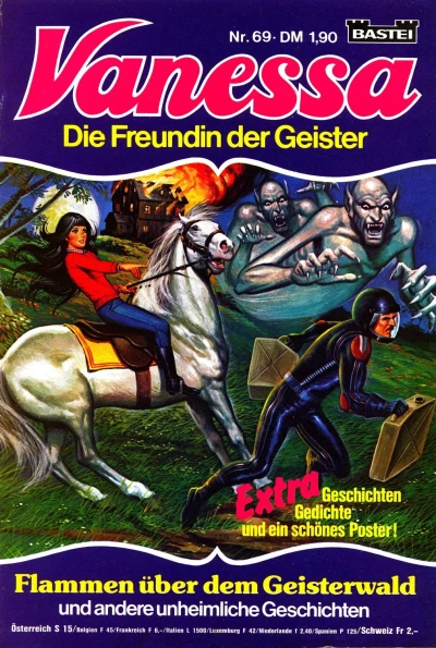 Cover of Flammen über dem Geisterwald