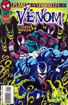 Cover of Planet of the Symbiotes, Chapter 3: Monsterworld!; Things Undreamt of...; Growing Pains, Part 3: Creatures on the Loose