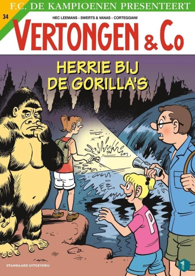 Cover of Herrie bij de gorilla's