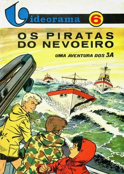 Cover of Os 3 As - Os Piratas do Nevoeiro