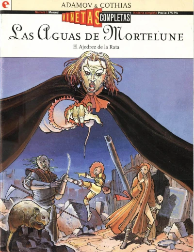 Cover of Las Aguas de Mortelune 1: El ajedrez de la rata