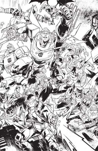 Cover of Jason Howard EU Anniversary Connecting B&W Virgin Variant