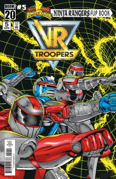 Cover of VR Troopers / Power Rangers Flipbook Facsimile Edition #5