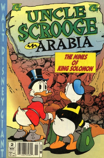 Cover of Uncle Scrooge in Arabia
