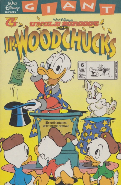 Cover of Uncle Scrooge and the Junior Woodchucks