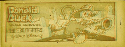 Cover of Donald Duck and Uncle Scrooge The Fire Fighters