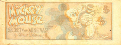 Cover of Mickey Mouse: Secret of the Ming Vase