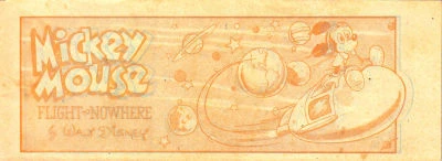 Cover of Mickey Mouse Flight to Nowhere