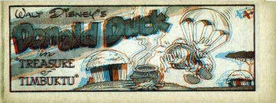 Cover of Donald Duck in "Treasure of Timbuktu"