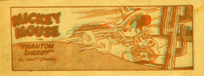 Cover of Mickey Mouse in "Phantom Sheriff"