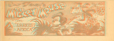 Cover of Mickey Mouse in Darkest Africa