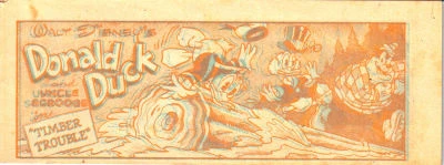 Cover of Donald Duck and Uncle Scrooge in Timber Trouble