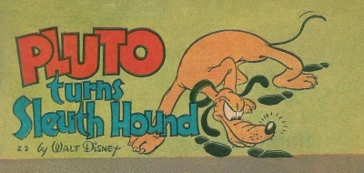 Cover of Pluto Turns Sleuth Hound