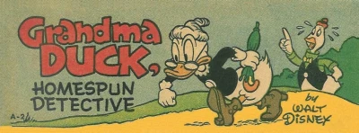 Cover of Grandma Duck, Homespun Detective