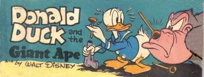 Cover of Donald Duck and the Giant Ape