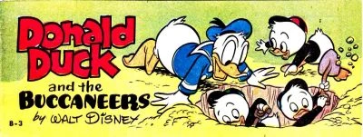 Cover of Donald Duck and the Buccaneers