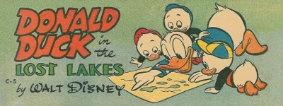 Cover of Donald Duck in the Lost Lakes