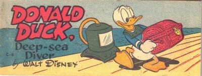 Cover of Donald Duck, Deep-Sea Diver