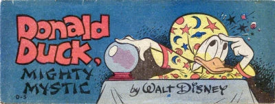 Cover of Donald Duck, Mighty Mystic