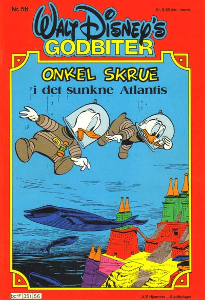 Cover of Onkel Skrue i det sunkne Atlantis