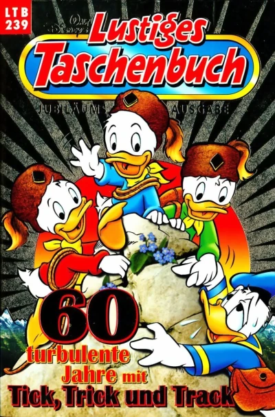 Cover of 60 turbulente Jahre mit Tick, Trick und Track