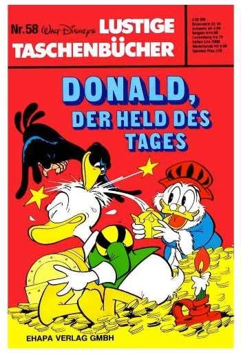 Cover of Donald, der Held des Tages