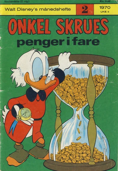 Cover of Onkel Skrues penger i fare