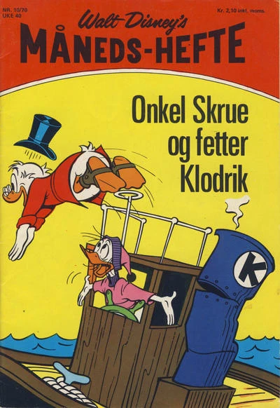 Cover of Onkel Skrue og fetter Klodrik