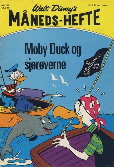 Cover of Moby Duck og sjørøverne