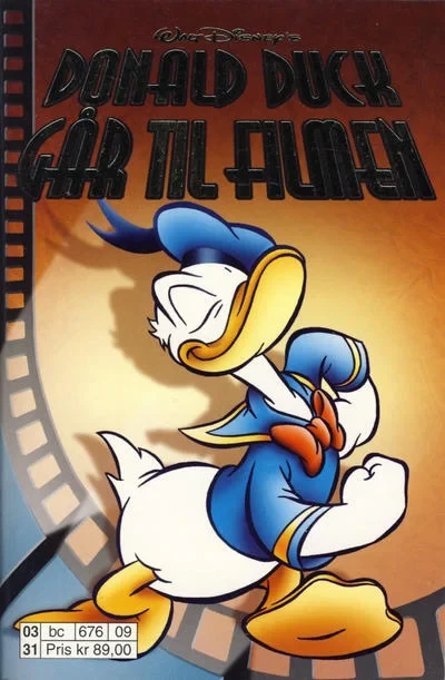 Cover of Donald Duck går til filmen