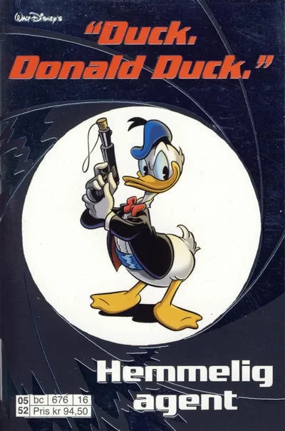 Cover of "Duck. Donald Duck." Hemmelig agent
