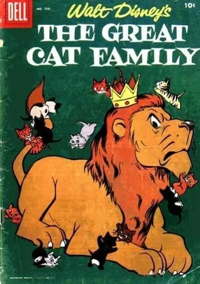 Cover of Walt Disney's The Great Cat Family