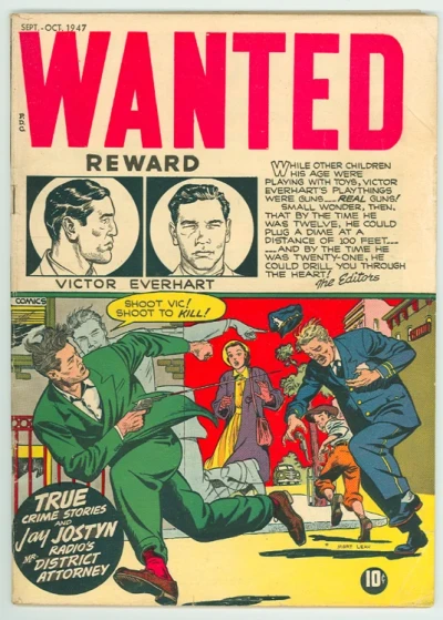 Cover of Wanted Comics