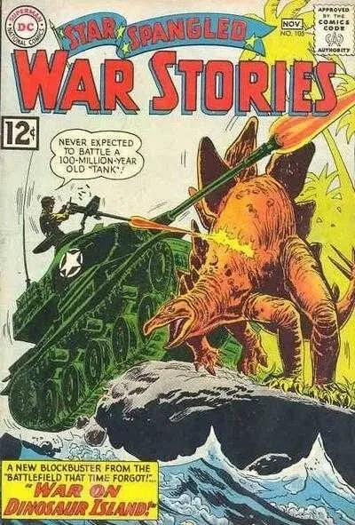 Cover of War on Dinosaur Island!