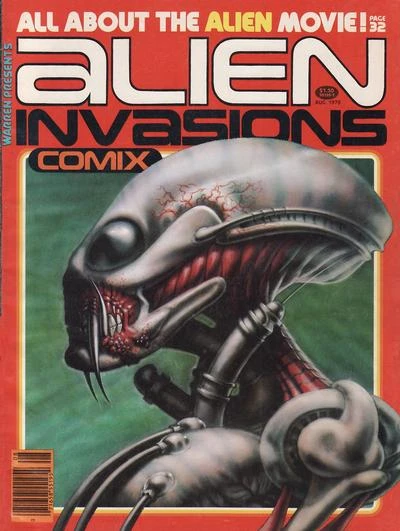 Cover of Alien Invasions Comix
