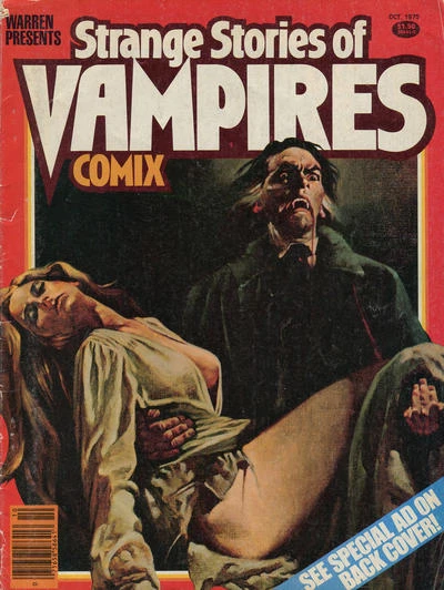 Cover of Strange Stories of Vampires Comix