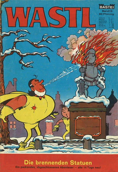 Cover of Die brennenden Statuen