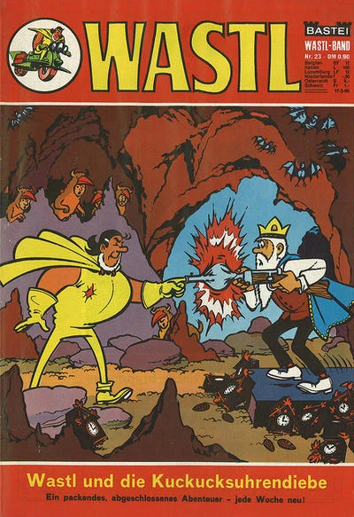 Cover of Wastl und die Kuckucksuhrendiebe