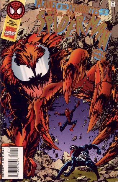 Cover of Planet of the Symbiotes Conclusion: Mortal Victory; Cat & Robbers; Growing Pains, Part 5: Where Monsters Dwell