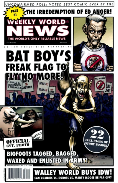 Cover of Bat Boy's Freak Flag To Fly No More!