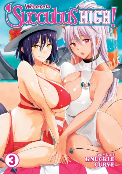 Cover of A Seaside Summer With the Succubi!